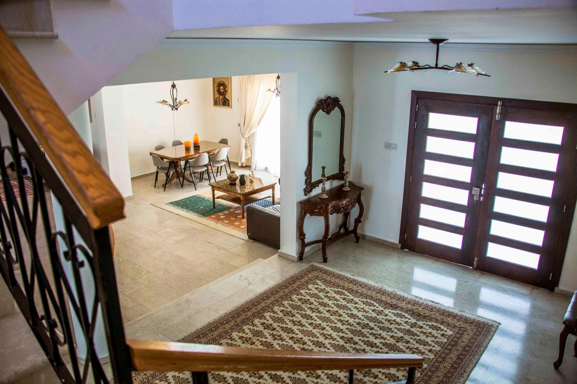 6 Bdr Villa With Tennis Court Paphos Exterior foto